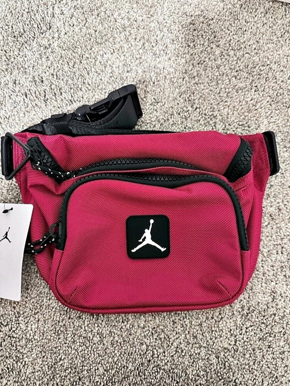 Jordan Airborne Festival Bag Backpack in Pink & Black NWT